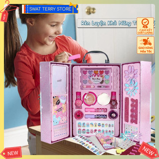 ✨ Bộ đồ chơi cho bé gái tập trang điểm Little Girl Makeup Set Real Washable