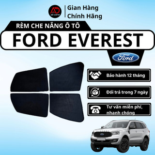 Rèm che nắng ô tô ford everest, rèm nam châm ô tô che nắng chống tia uv, tránh quá nhiệt, chuẩn form, ad auto
