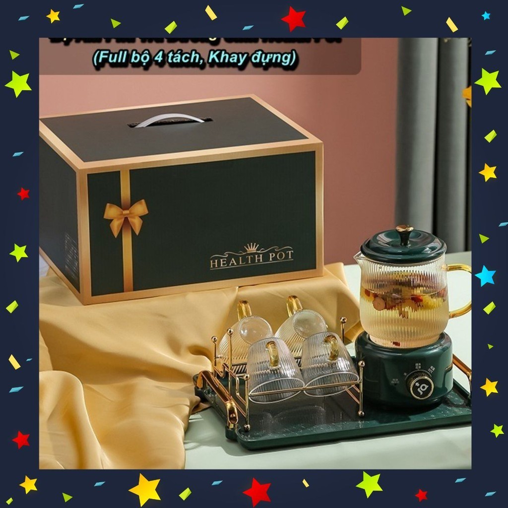 Bộ Ấm Pha Trà Dưỡng Sinh Health Pot Cao Cấp