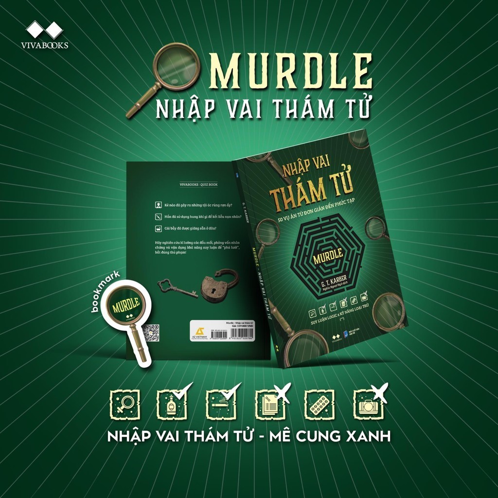 Sách - Nhập Vai Thám Tử (Mê Cung Xanh) - AZVietNam