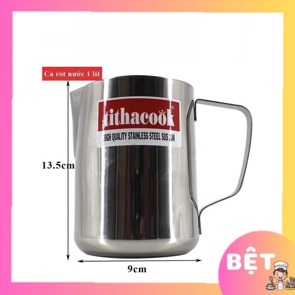 Ca inox 304 Cao Cao Cấp, ca đánh sữa, ca uống nước, ca pha trà - dụng cụ nhà bếp GIA DỤNG BỆT