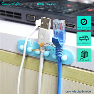 Vỉ 2 nút dài giữ dây sạc cáp gọn gàng