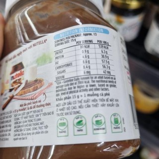 Hạt Phỉ Phết Ca Cao Nutella Hũ 200G