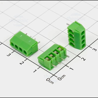 Terminal domino hàn pcb kf350-4-v domino 4 chân thẳng 3.5mm 300v 10a hàn pcb//4