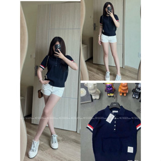 HOT Áo polo nữ siêu hothit, áo thun len tăm mịn siêu sbassic dễ phối đồ qcl1 14 aaa