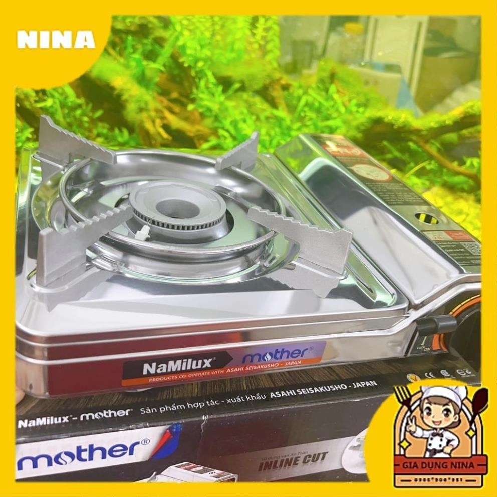 Bếp gas du lịch inox NAMILUX PL-2111AS , Bếp gas Mini INOX CAO CẤP an toàn, tiết kiệm gas