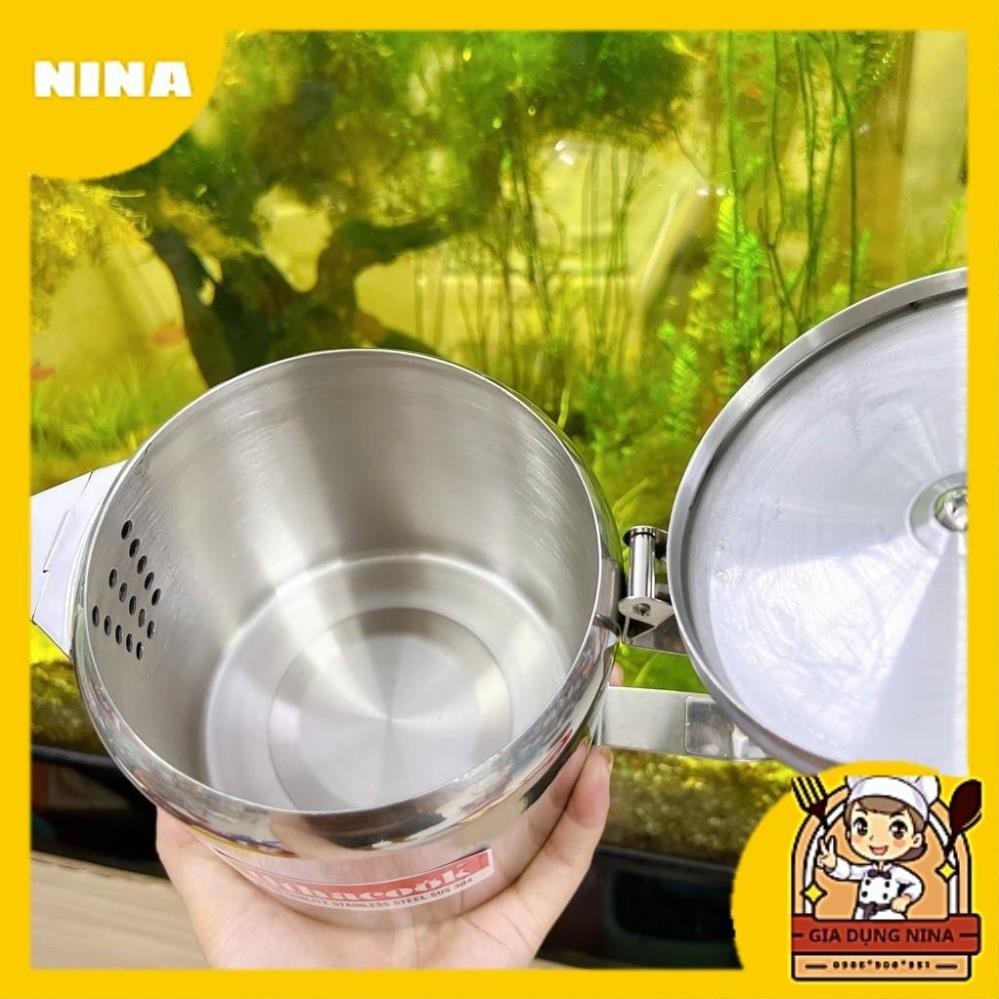CA INOX , CA NƯỚC CÓ NẮP SUS 304 - BÌNH TRÀ INOX 304 CÓ NẮP 1.5 LÍT