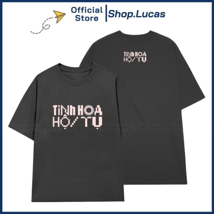 AP Áo Thun In Chữ TINH HOA HỘI TỤ Unisex Nam Nữ Chế Chữ Hài HướC UT