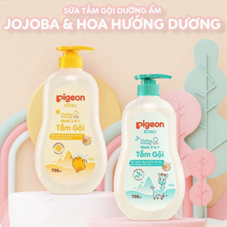 Sữa Tắm Gội Toàn Thân Pigeon Cho Bé 2in1 700ml An Toàn Thơn Dịu Nhẹ Cho Da Bé