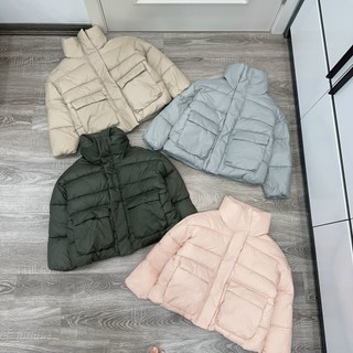 Áo khoác phao sela dư xịn túi vuông 4 màu size 122 - 164
