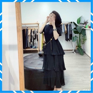 Váy babydoll , đầm thiết kế chất vải thun cotton mềm mát thoải mái mặc đi làm công sở đi chơi