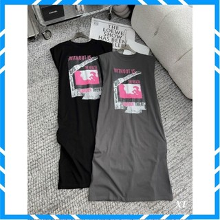 Váy Suông, Đầm Suông WITHOUT From Rộng, Dáng Dài Có Độn Vai Phôi Hình Dễ Thương