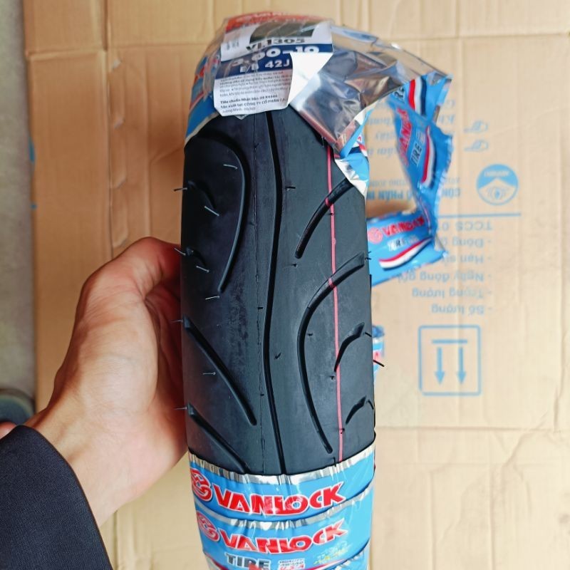 vỏ lốp không săm xe điện 3.00-10 chính hãng vanlock