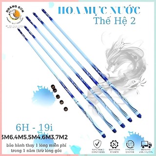 Cần Câu Tay Hoa Mực Nước 6H Thế Hệ 2 Chính Hãng Chuyên Câu Đơn, Câu Đài, Tặng Kèm Ngọn Và Nhẫn -Hoàng Sơn Fishing