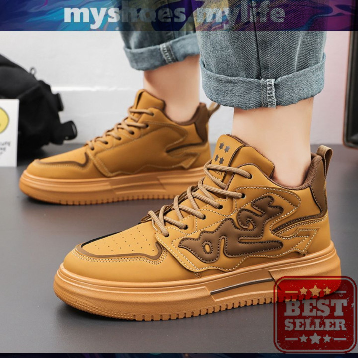 𝗠𝗬 𝗦𝗛𝗢𝗘𝗦 𝗠𝗬 𝗟𝗜𝗙𝗘 .̷ ̷  Giày bốt cao cổ nữ CHELSEA BOOT không dây da mềm thời trang phong cách cá tín