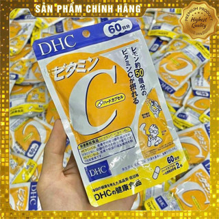 Combo vitamin c dhc 120 viên & kẽm dhc 60 viên nhật bản 60 ngày làm sáng da, ngừa thâm, giảm mụn