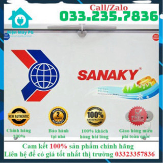 Tủ Đông Sanaky VH-4099W3 1 NGĂN ĐÔNG 1 NGĂN MÁT,2 CỬA,280 LÍT- Mới Chính Hãng