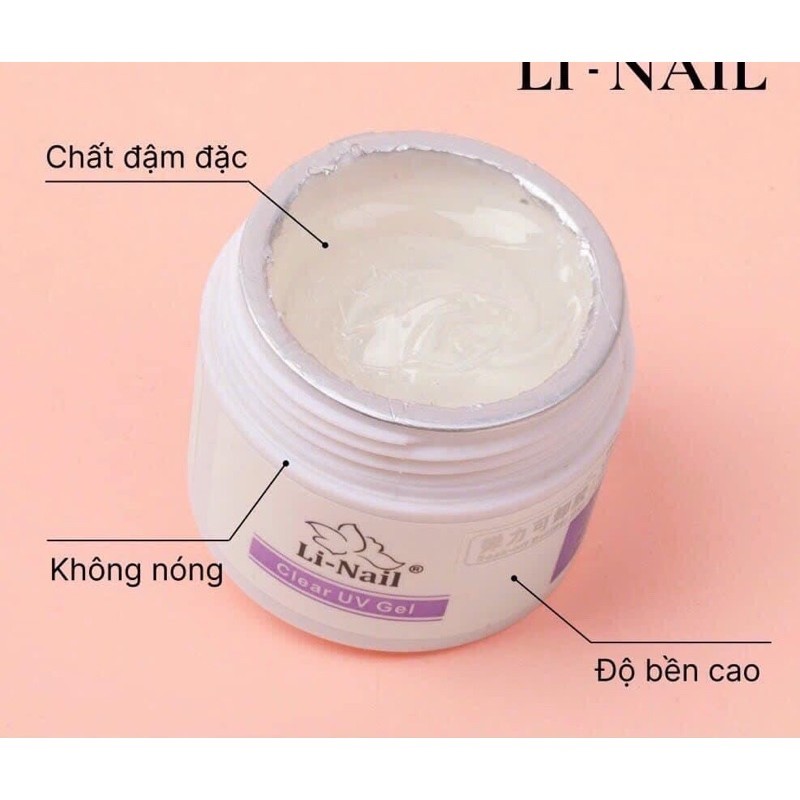 Gel đắp li nail tím