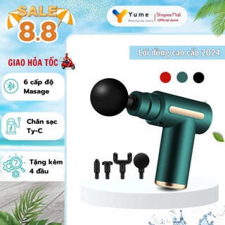 Máy masage cầm tay mini matis, súng masage cổ vai gáy giảm stress căng thẳng mệt mỏi 6 chế độ cực tiện lợi