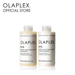 Dầu gội giúp phục hồi tóc Olaplex No.4 250ml + Dầu xả phục hồi tóc Olaplex No.5 250ml
