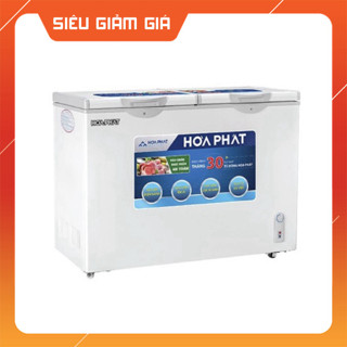 Chính hãng  HCF 666S1N2  - Tủ đông Hòa Phát FUNIKI 352 lít HCF 666S1N2 - 1 ngăn đông 2 cánh, Dàn lạnh nhôm, Có bánh xe G