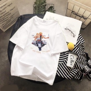 Áo thun Cotton Unisex - Việt Nam - sài gòn sau lưng: CSGT XMCH