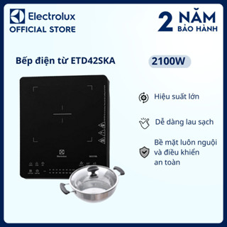 Bếp nấu điện từ để bàn Electrolux 2100W 6 chương trình nấu-ETD42SKA