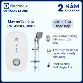 Máy nước nóng electrolux comfortflow™ 500-ewe451kx-dwb2-nhiệt độ nước ổn định, an toàn