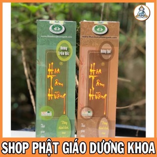 Nhang thảo dược hoa tâm hương - nhang sạch thảo dược 100% 3 tấc