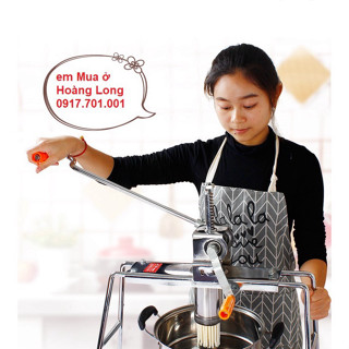 Máy Ép Tay Làm Làm Bún, Bánh Canh, Làm Mì Inox Cao Cấp 4 Chân _4 Đầu Đa Năng SP000049