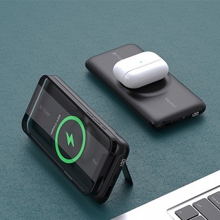 Pin sạc dự phòng không dây mazer infinite.boost mag.stand qi wireless 15w/20000mah
