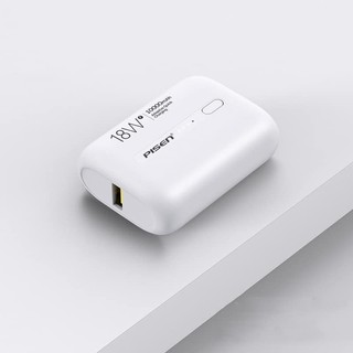 Sạc dự phòng PISEN Quick MiniQP18 10000mAh QC3.0, PD3.0 18W Trắng - TSD287