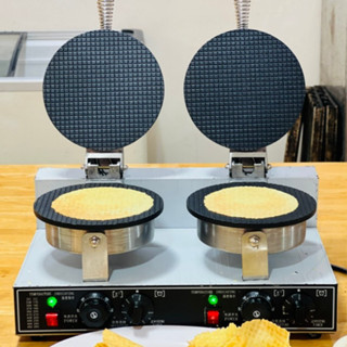 ​​​​​​​Máy Làm Vỏ Bánh Ốc Quế Caro Công Nghiệp Đôi 220V Baker Machine PVN3678