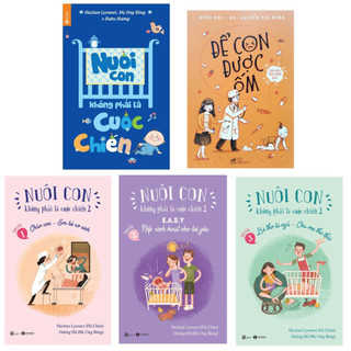 Sách - combo nuôi con không phải cuộc chiến phần 1 và phần 2 + để con được ốm