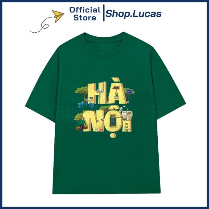 Áo Thun In Chữ HÀ NỘI HANOI VIETNAM Unisex Nam Nữ Áo Phông Du Lịch Áo Team Lớp Nhóm UT