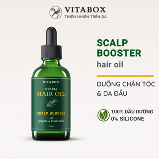 Dầu dưỡng chân tóc và da đầu VITABOX Scalp Booster hair oil  - ngăn ngừa rụng tóc, da đầu khô, ngứa 10mL