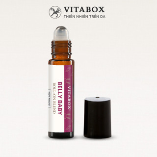 Thanh lăn tinh dầu xoa bụng cho bé VITABOX - 100% thiên nhiên - 9mL