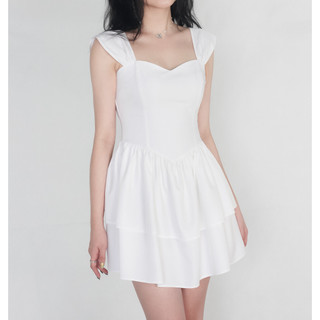 DALLA Đầm dây hai tầng cúp ngực Jannis Dress