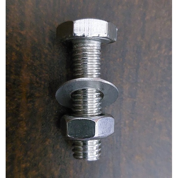 Bộ ốc + ecu + long den m8 dài 3cm inox