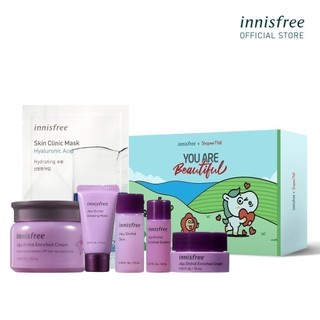Bộ sản phẩm chống lão hóa hoa lan tím Innisfree Jeju Orchid Enriched Cream Set