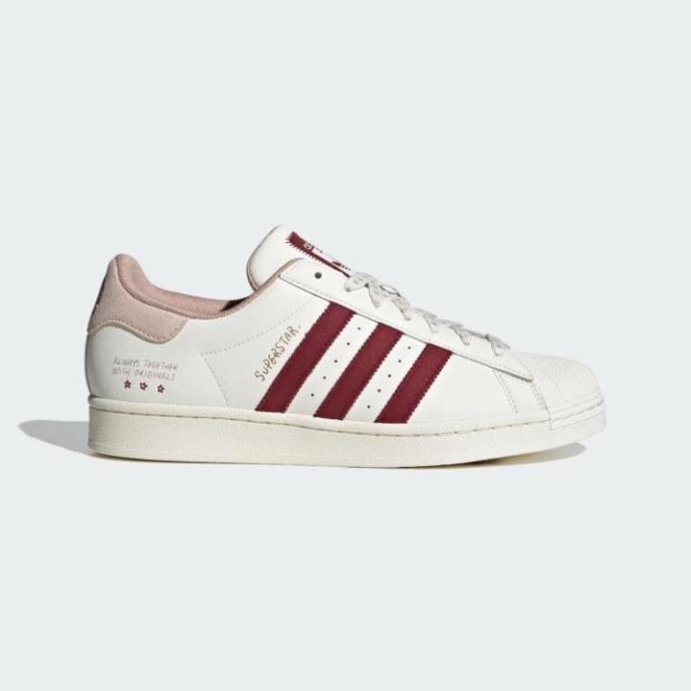 | PINK - CHÍNH HÃNG | Giày Adidas Superstar x YU NAGABA Superstar ‘Off White Burgundy’