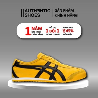| AUTHENTIC | Giày Onitsuka Tiger Mexico 66 Black Yellow '1183C102-751' ❤ Foot Locker ❤