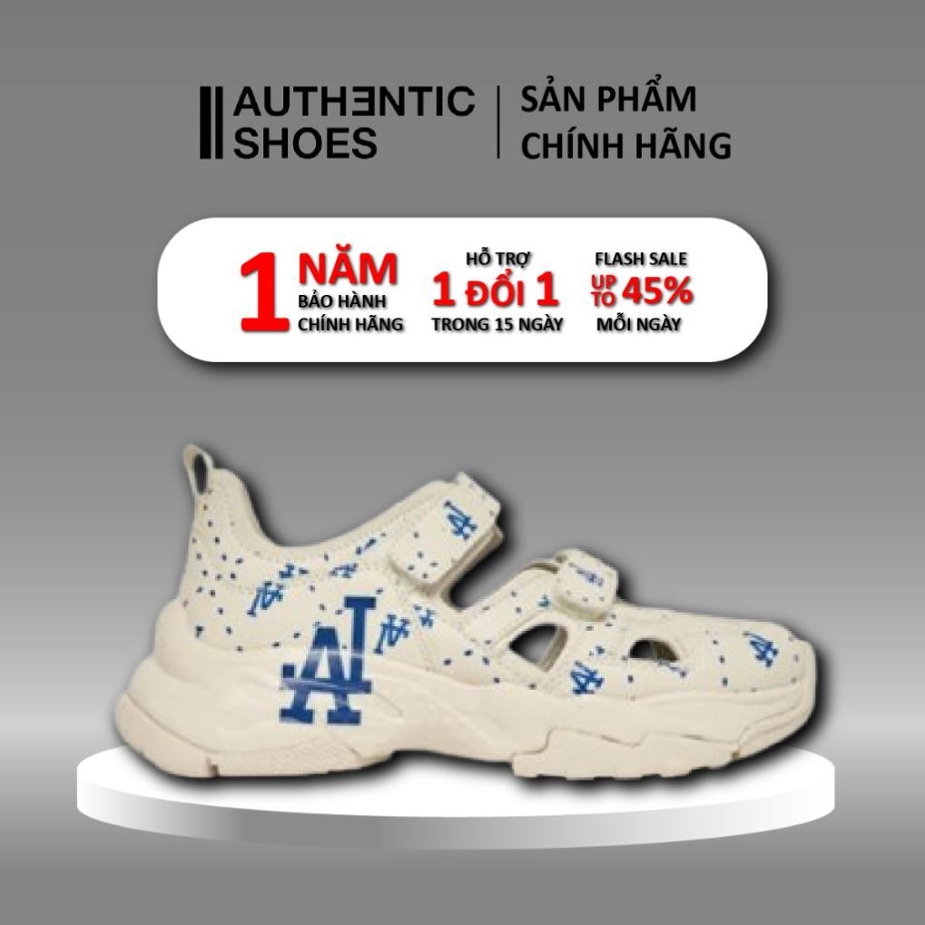 | AUTHENTIC | Giày MLB Sandals Bigball Chunky Mask Dia Monogram Los Angeles Dodgers '3ASDCMM33-07CRS