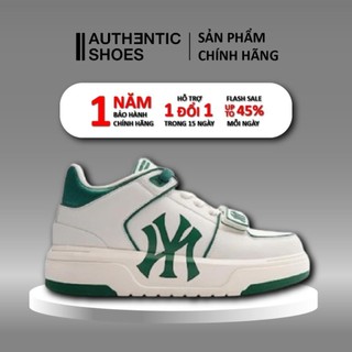 | AUTHENTIC | Giày MLB Chunky Liner Mid New York Yankees Green White '3ASXLMB3N-50GNS' ❤ Foot Locker ❤