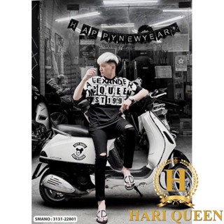 Áo Phông Nam Nữ 1992 Mcq Hình In Cao Cấp HARIQUEEN - Áo Thun Tay Lỡ Đôi Nam Nữ Hottrend 2024