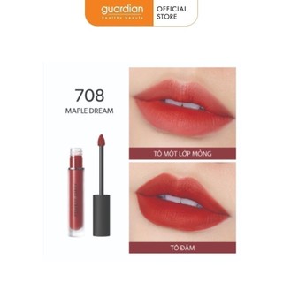 Son kem lì perfect diary màu 708 siêu mịn lâu trôi 2.5g