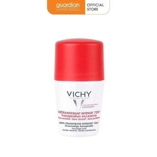 Lăn Khử Mùi Giúp Khô Thoáng Vùng Da Dưới Cánh Tay Suốt 72H Detransprirant Intensif Vichy 50ml