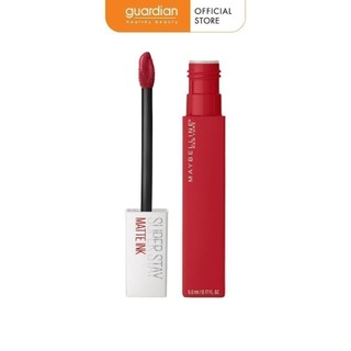 Son Kem Lì Maybelline Super Stay Matte Ink Lipstick (City Edition) 220 Ambitious Đỏ Tươi 5ml