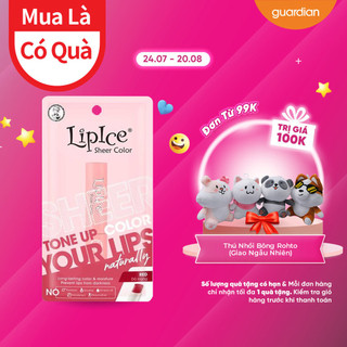 Son Dưỡng Có Màu Lipice Sheer Color Red Đỏ 2,4Gr