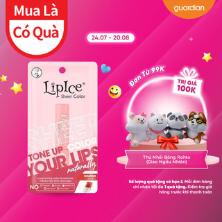 Son Dưỡng Có Màu Lipice Sheer Color Orange Cam 2,4Gr